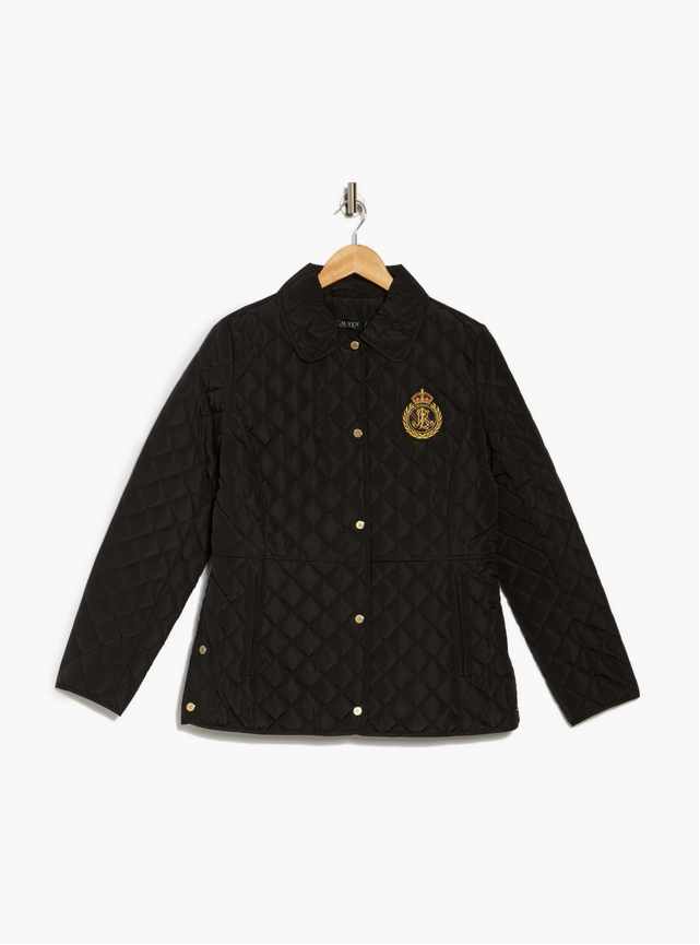 Ralph Lauren Logo Crest Quilted Jacket
