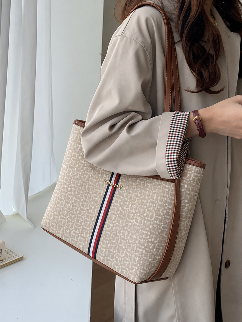 Tommy Hilfiger Monogram Tote Bag