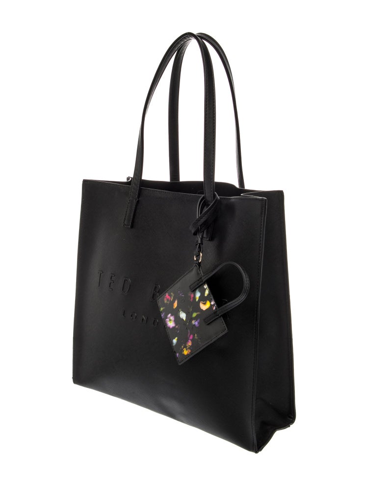 Seacon Textured PU Leather Small Icon Tote Bag
