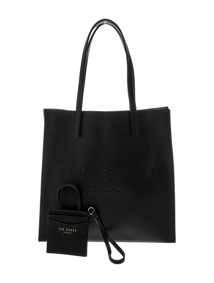 Seacon Textured PU Leather Small Icon Tote Bag