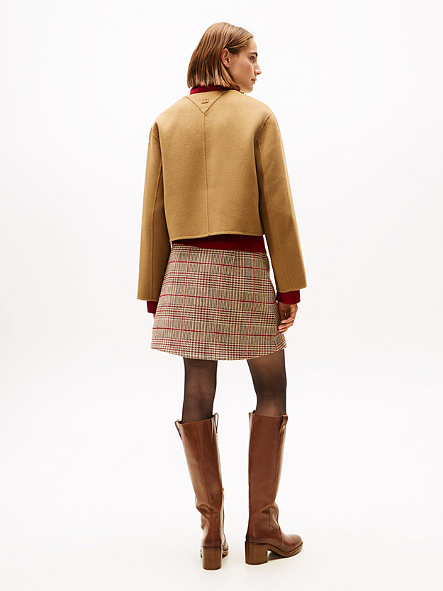 Beige  - Tommy Hilfiger Double Face Jacket by Blend Wool