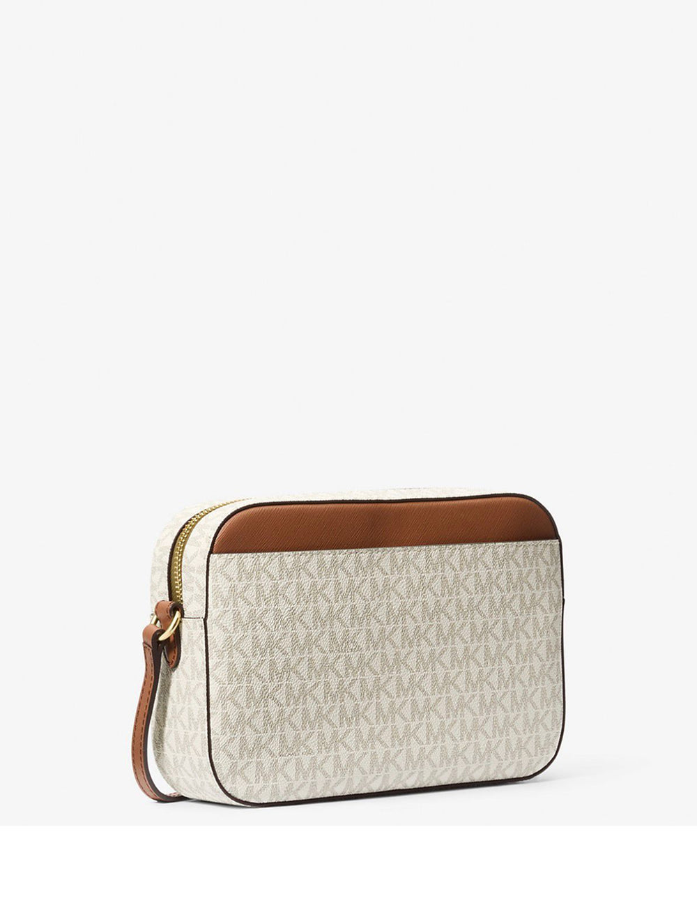 Michael Kors Jet Set Large Logo Crossbody Bag - White