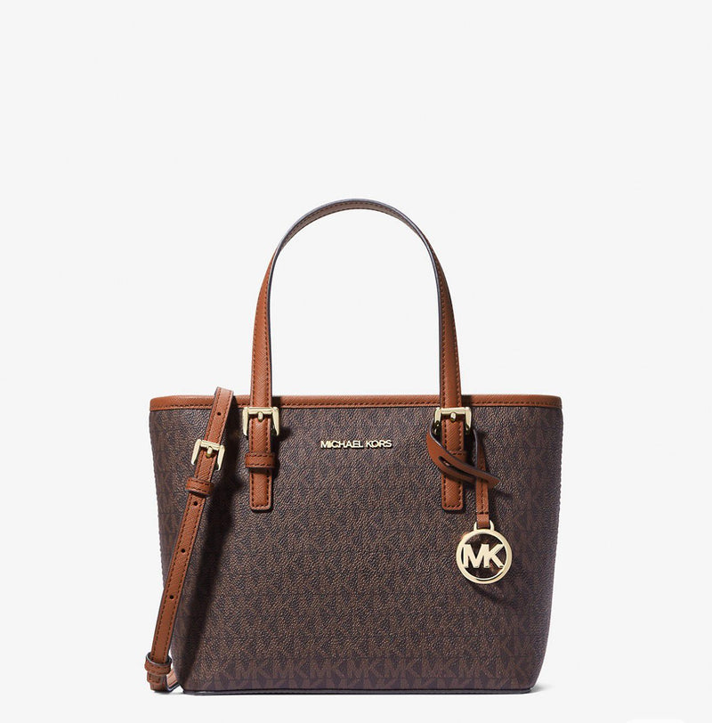 Jet Set Travel Extra-Small Logo Top-Zip Tote Bag