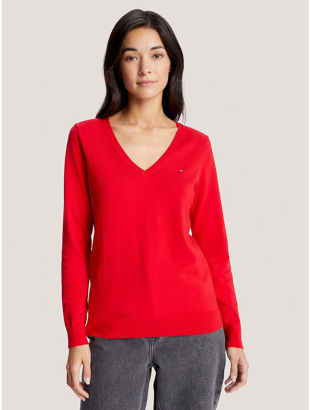 Tommy Hilfiger V-Neck Women's Sweater