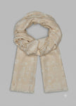 KARL BLOCK LOGO PASHMINA