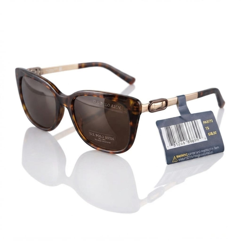 U.S. Polo Assn. Women's Tortoiseshell Cat-Eye Sunglasses
