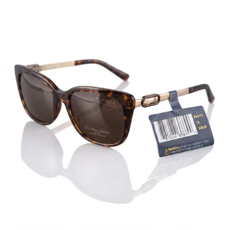 U.S. Polo Assn. Women's Tortoiseshell Cat-Eye Sunglasses