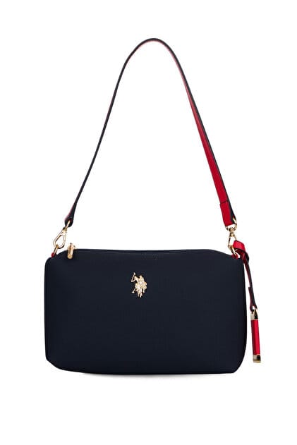 U.S. Polo Assn. Navy Blue-Red Women's Shoulder Bag