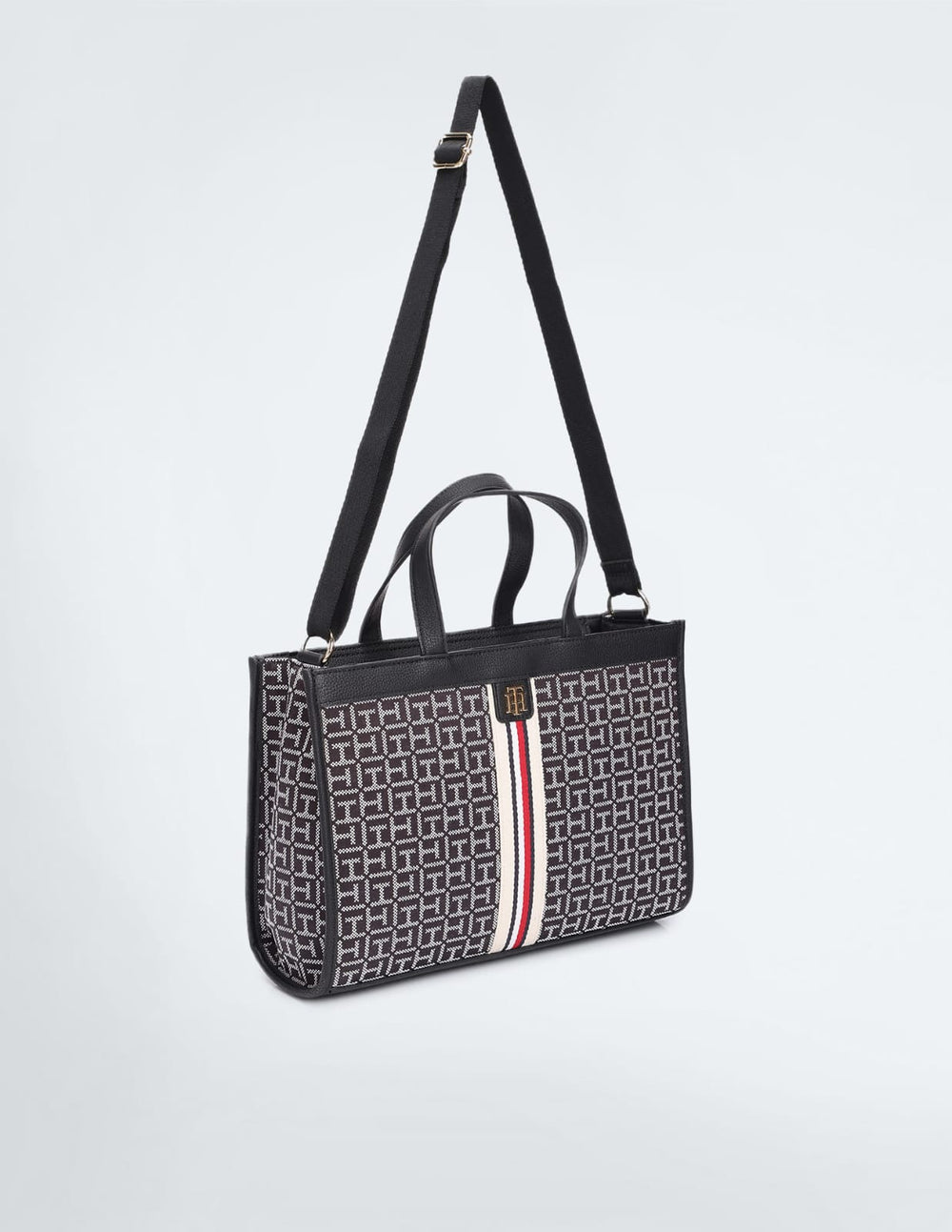 Tommy Hilfiger Monogram Jacquard Small / Medium Tote Bag