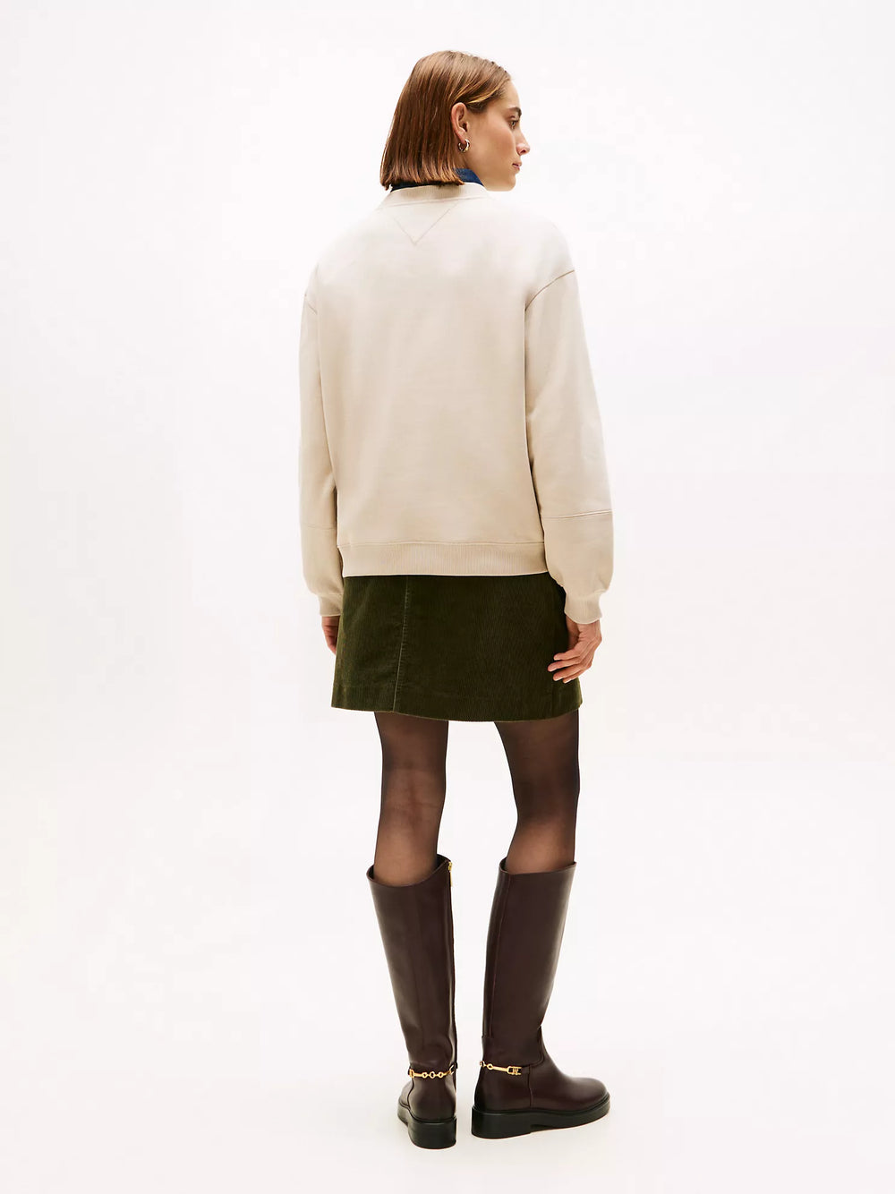 Varsity Tommy Logo Crewneck Sweatshirt