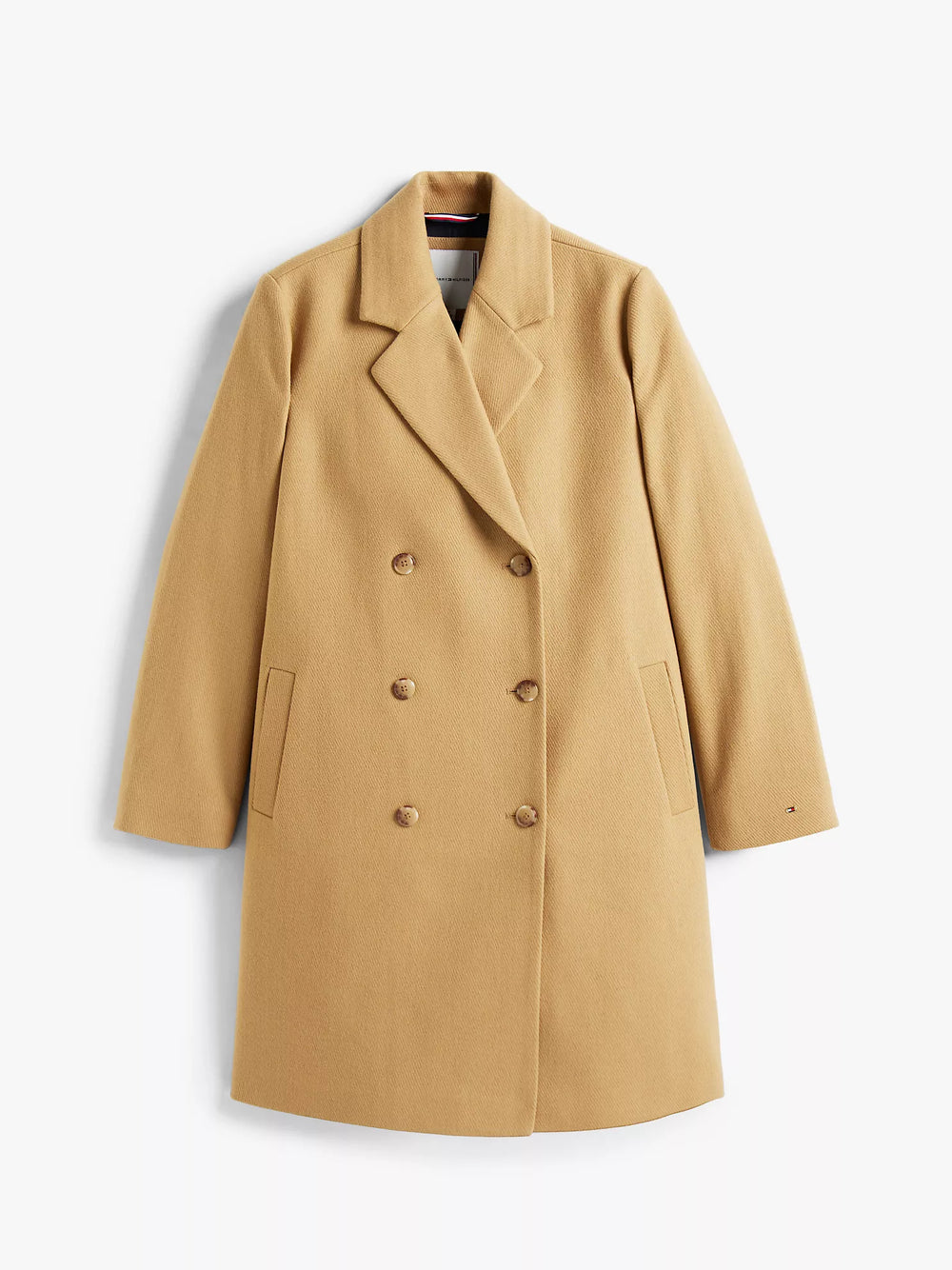 Tommy Hilfiger Wool-Blend Double-Breasted Coat