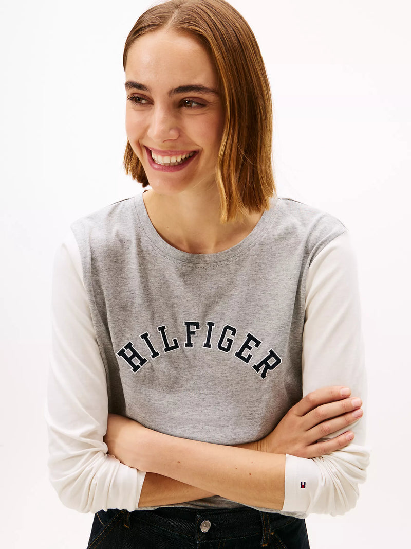 Colorblock Hilfiger Arch Logo T-Shirt