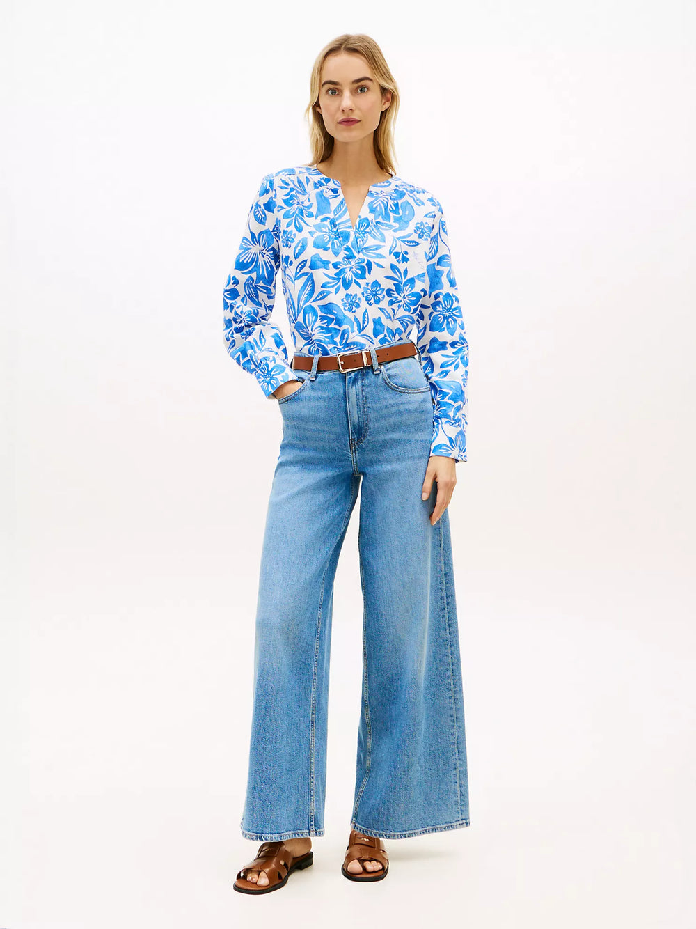 Essential Linen-Blend Pullover Top