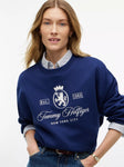 Relaxed Fit Crest Logo Sweatshirt