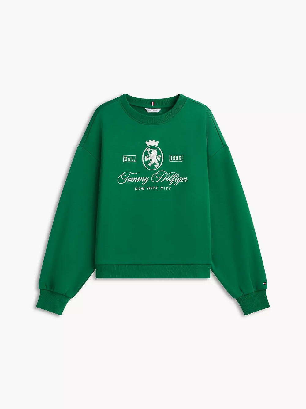 Relaxed Fit Crest Logo Sweatshirt