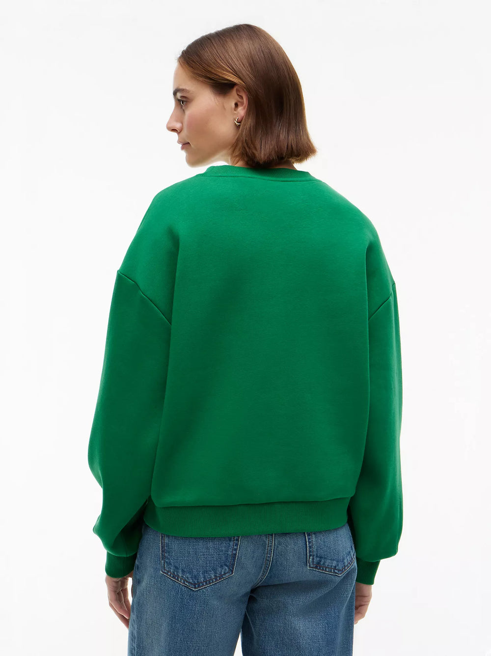 Relaxed Fit Crest Logo Sweatshirt