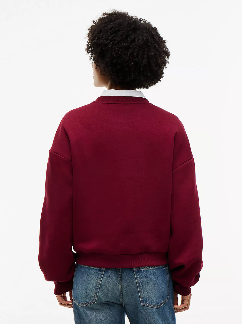 Relaxed Fit Crest Logo Sweatshirt