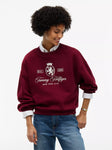 Relaxed Fit Crest Logo Sweatshirt
