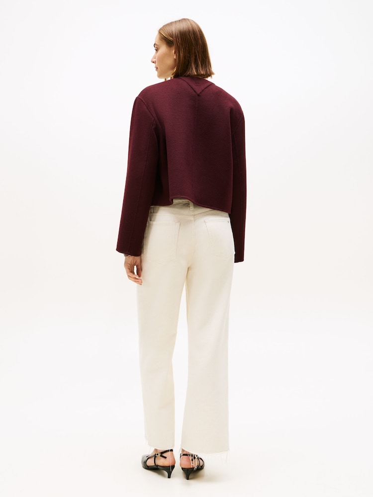 Red - Tommy Hilfiger Double Face Jacket by Blend Wool