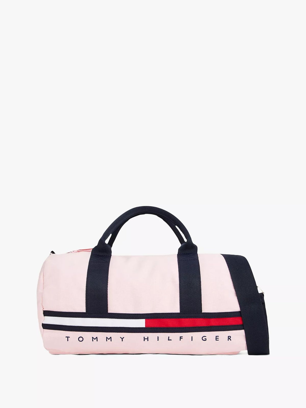 Tommy Hilfiger Flag Stripe Logo Duffle in Rose