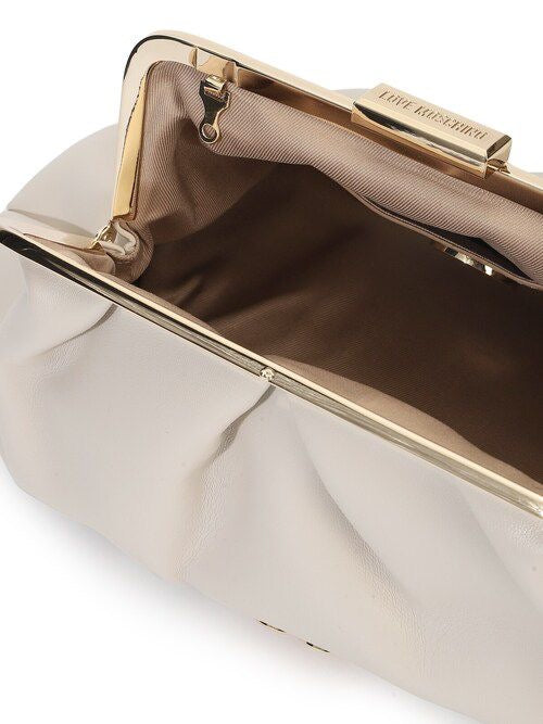 Love Moschino clutch bag in an ivory