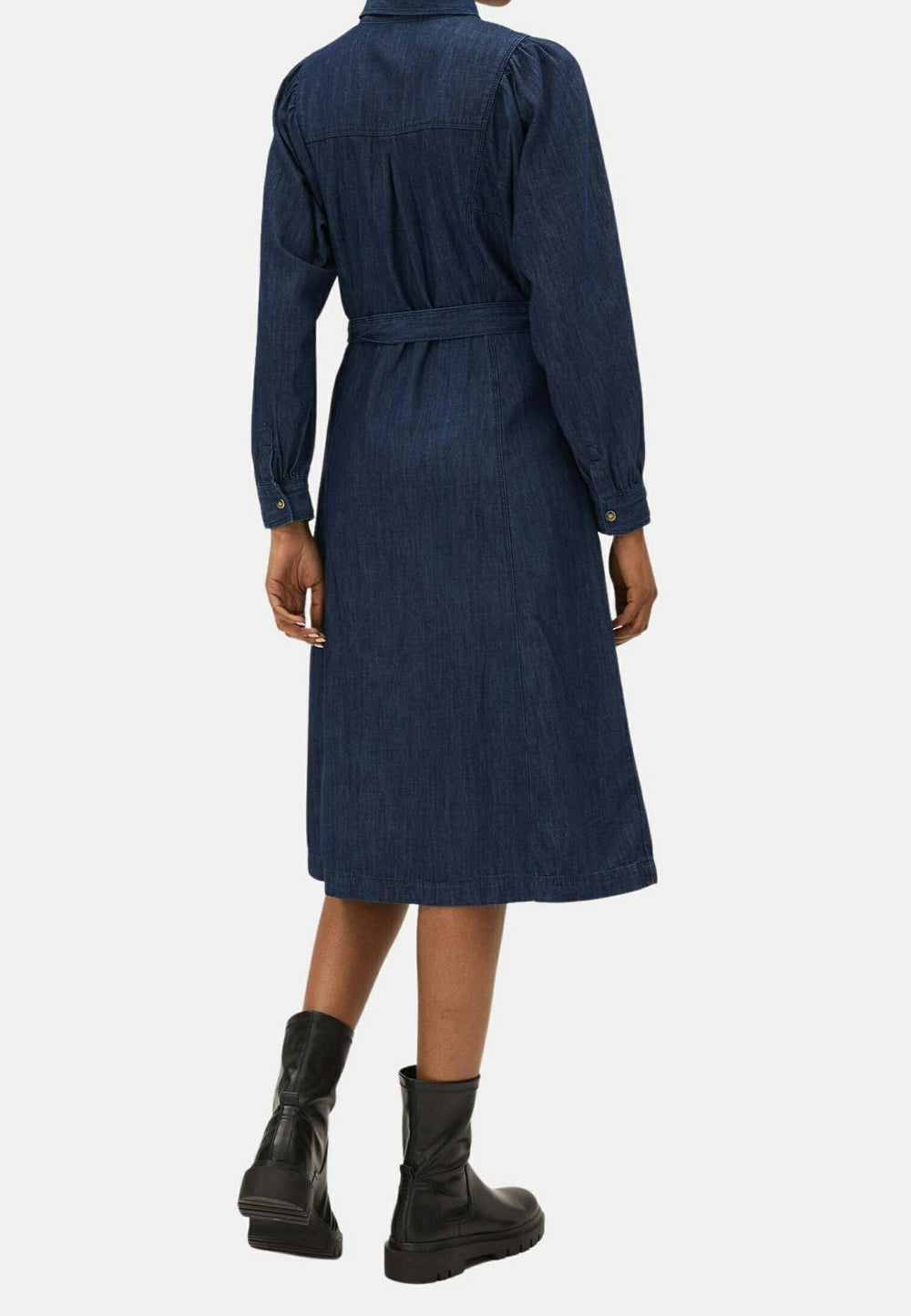 Marks & Spencer Pre-owned Jersey dress - blue denim