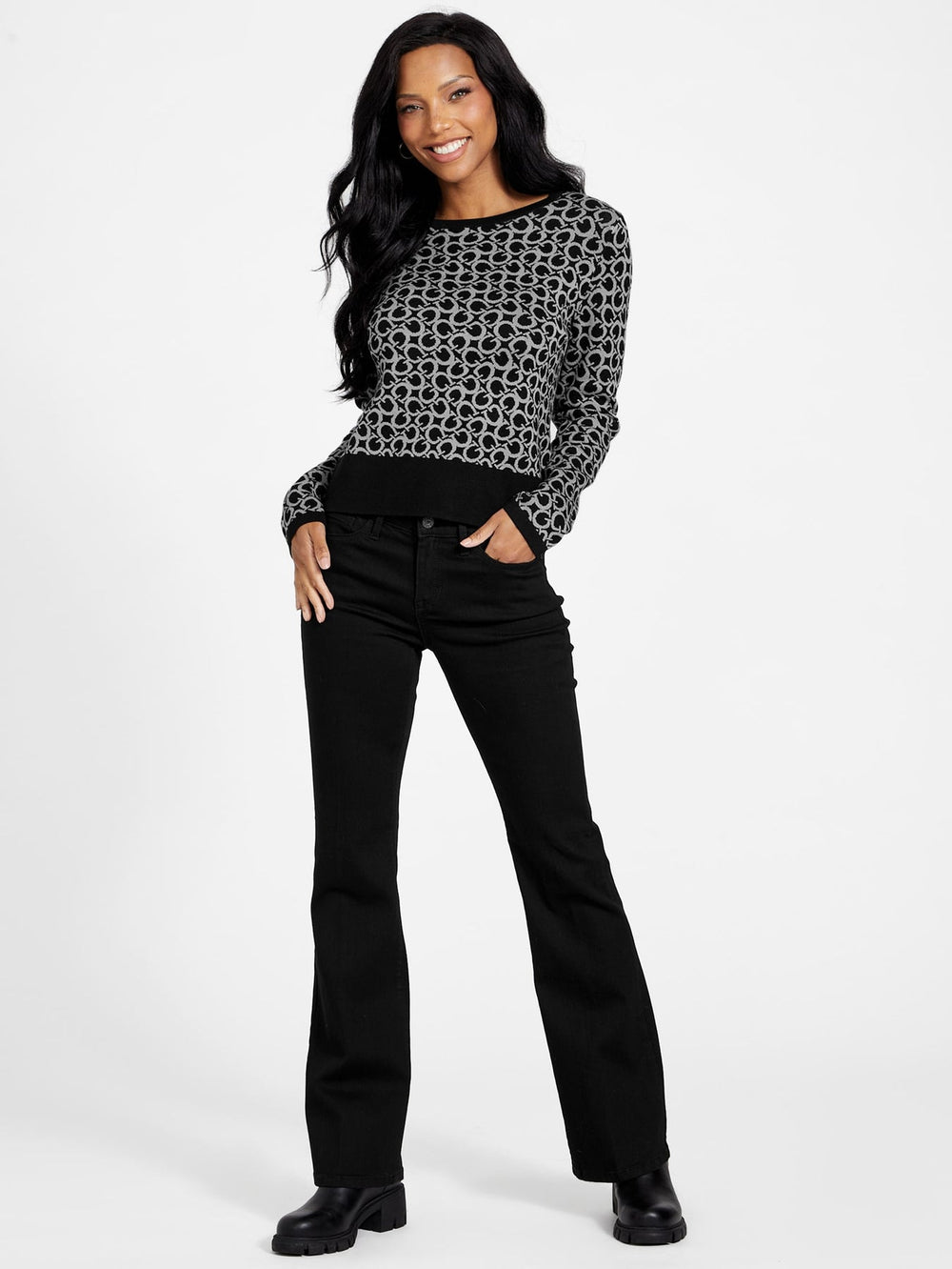 GUESS Los Angeles eco gianna sweater top
