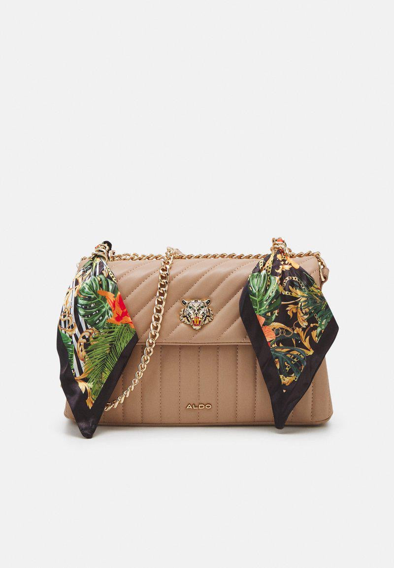 ALDO Tetney Quilted Crossbody Bag in Beig