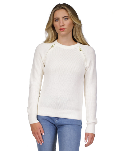 Michael Women's Shaker Sweater In Bone