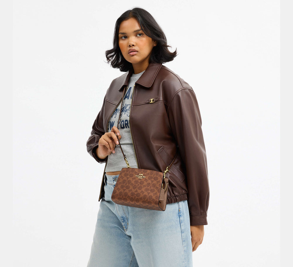 Gia Crossbody Bag In Signature Canvas