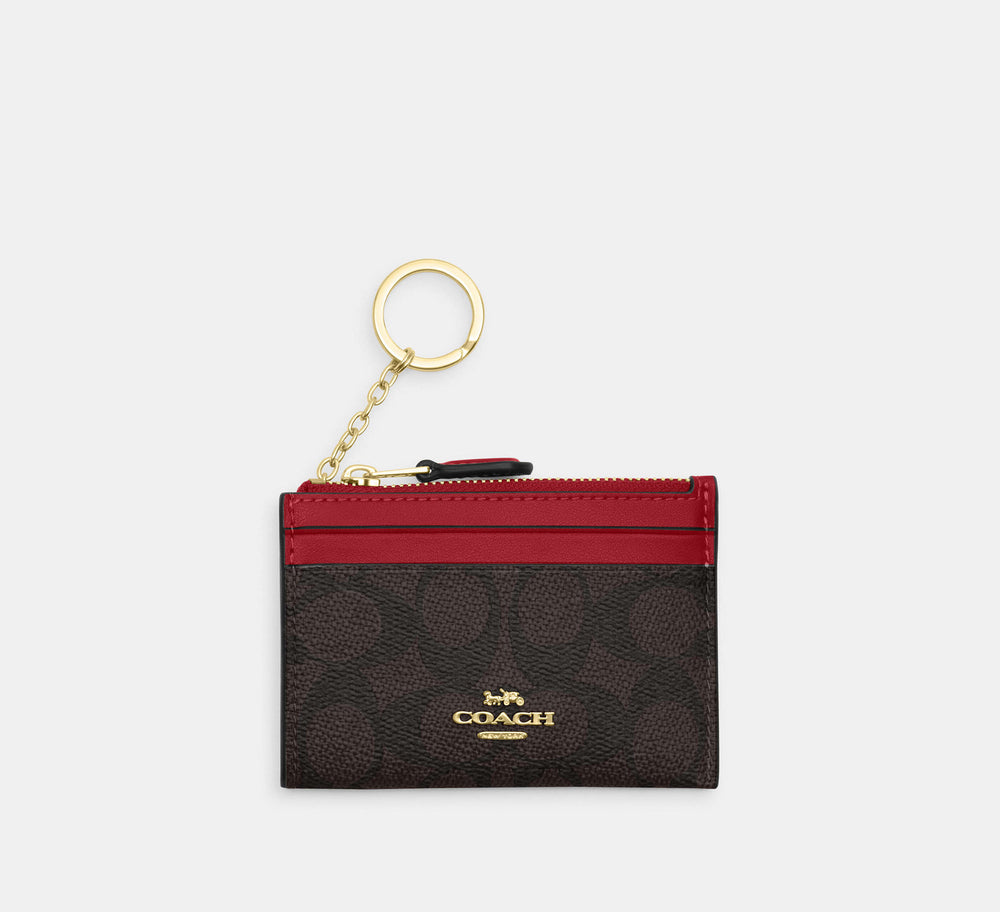 Mini Skinny Id Case In Signature Canvas