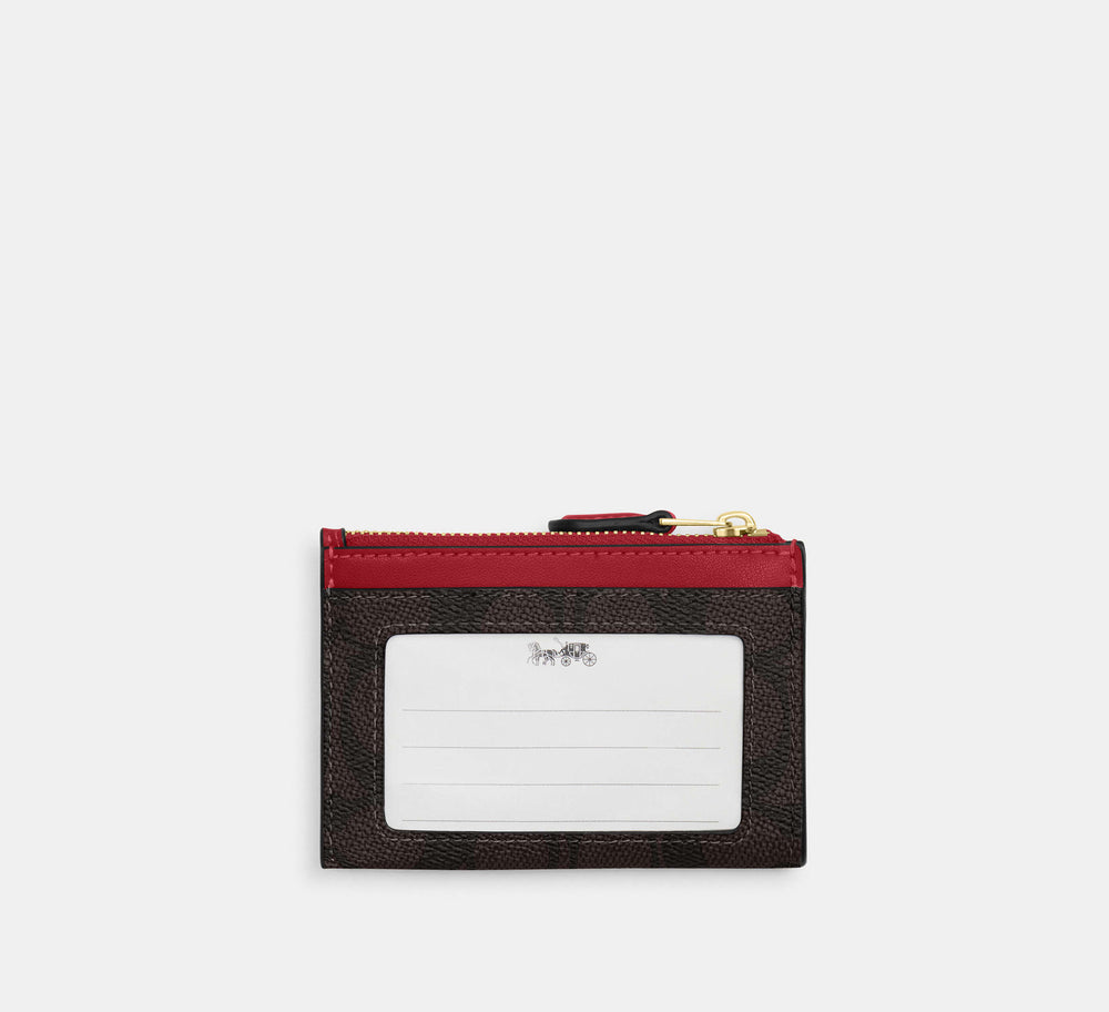 Mini Skinny Id Case In Signature Canvas