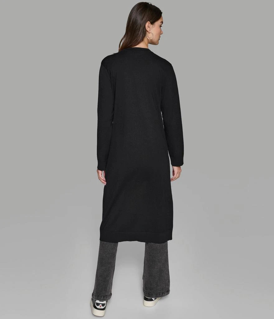 Karl Lagerfeld Paris LONG CARDIGAN WITH LOGO TAPING