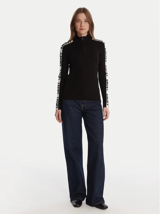 DKNY  Sweater  Black Slim Fit