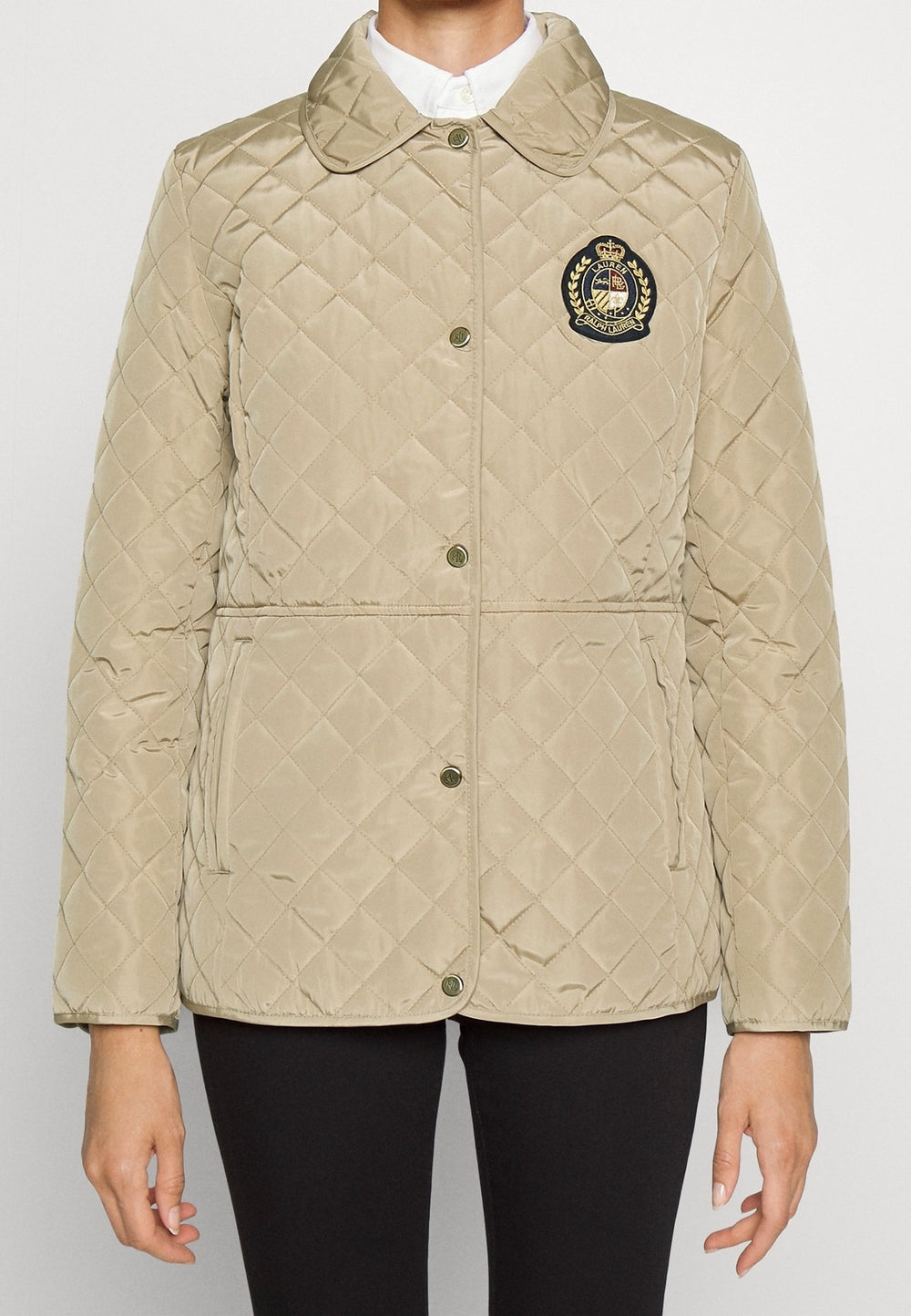 Ralph Lauren Logo Crest Quilted Jacket