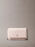 Calvin Klein Archive Hardware Flap Crossbody in Rose