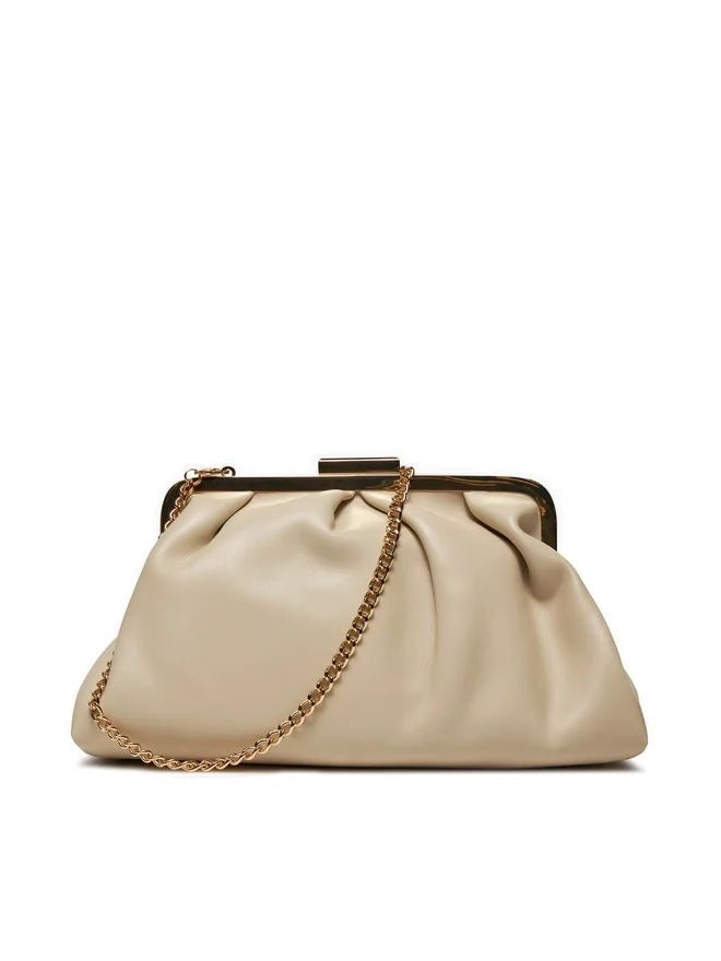 Love Moschino clutch bag in an ivory