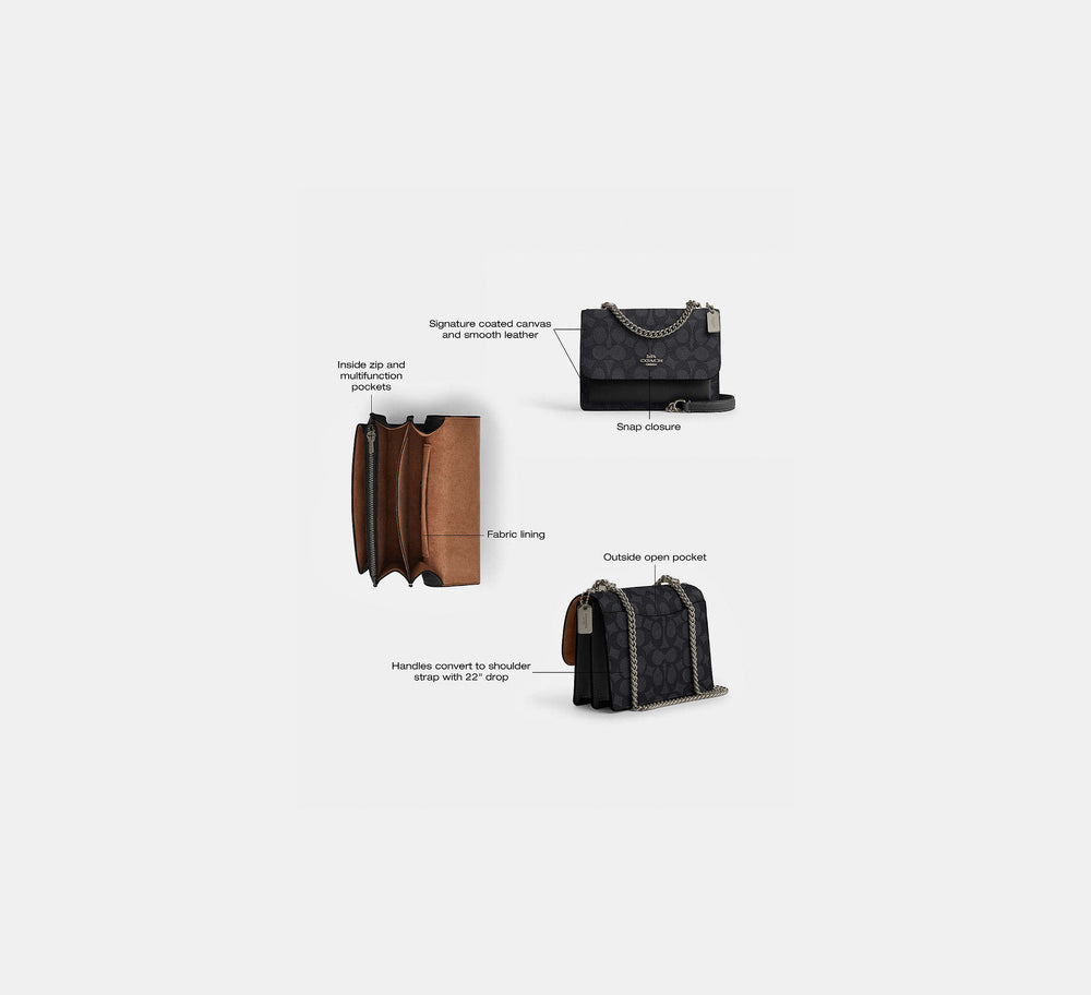 Mini Klare Crossbody Bag In Signature Canvas