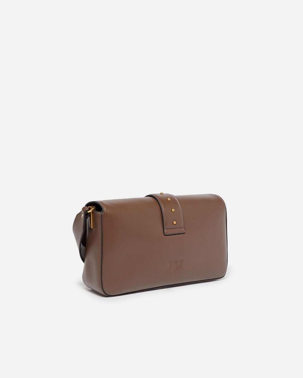 Pinko Love One Mini Slouchy crossbody bag in brown