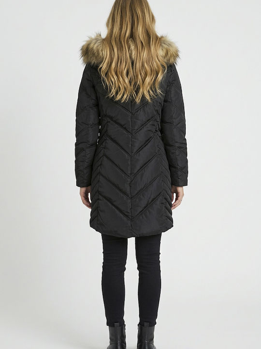 Michael Kors Women's Puffer Jacket for Winter Black