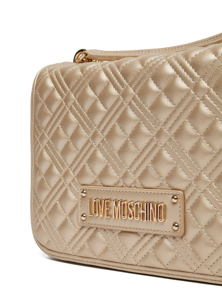 Bold Love Quilted Shoulder bag with chain handles