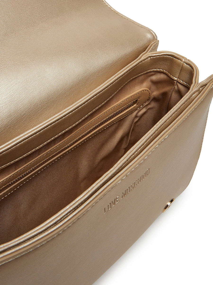 Bold Love Quilted Shoulder bag with chain handles