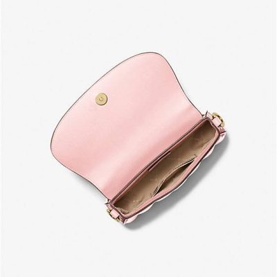 MICHAEL KORS Mila Small Patent Convertible Crossbody Bag In Powder Blush 35T5GIMC5A