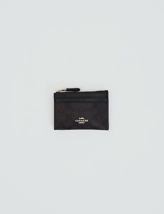 Mini Skinny Id Case In Signature Canvas