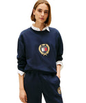 Tommy Hilfiger Women’s Crest Logo Fleece Sweatshirt