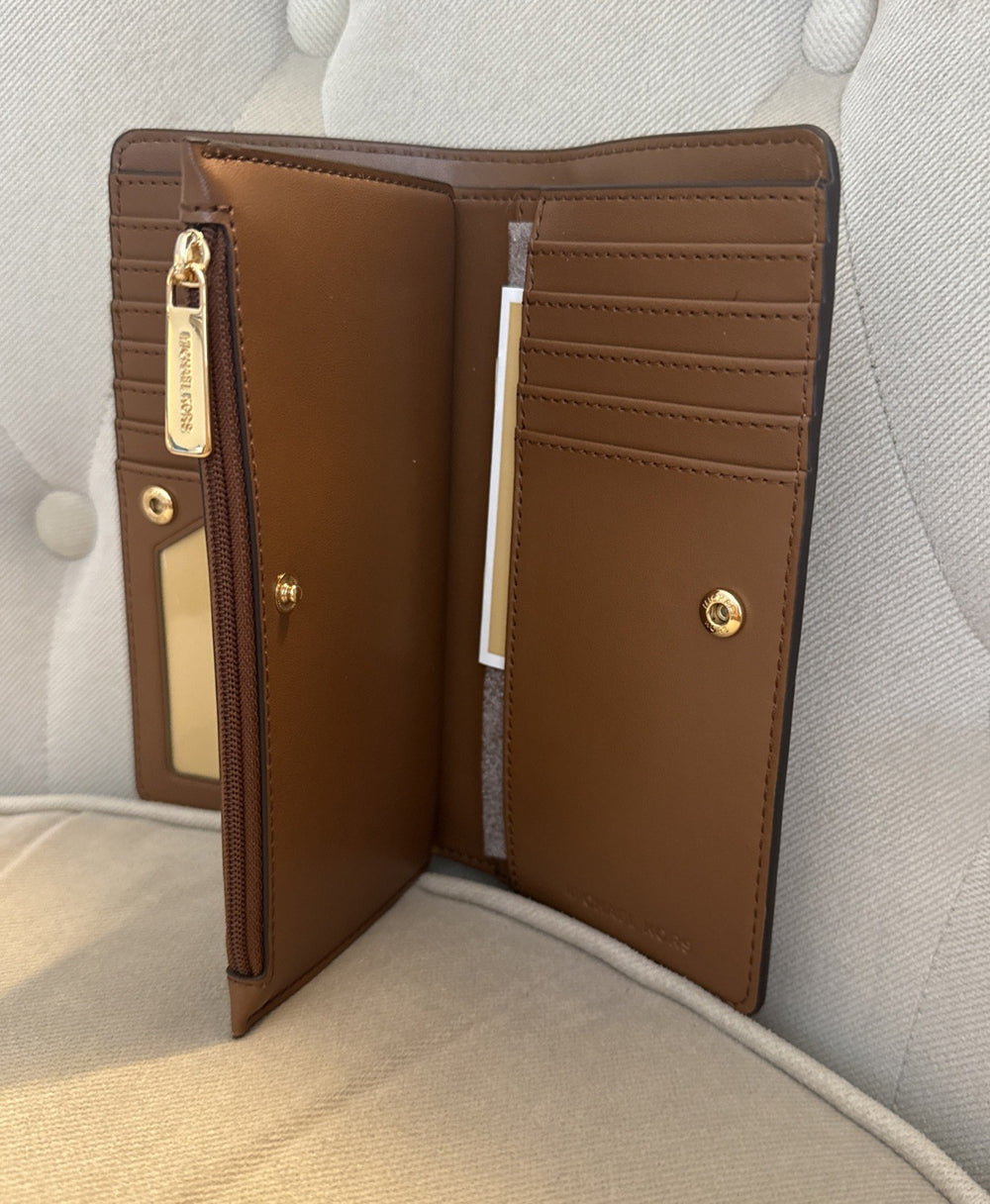 Michael Kors Jet Set Wallet canvas brown