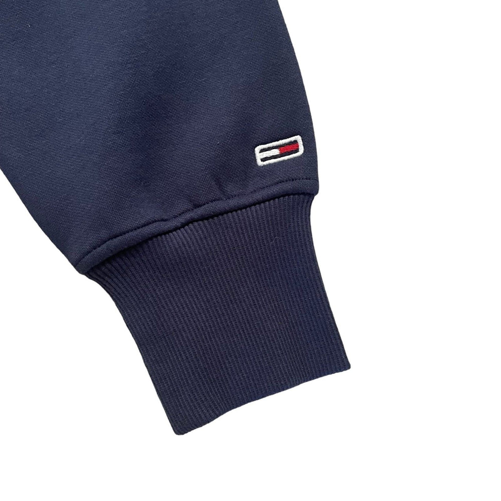 Tommy Jeans Oversized Pullover Fleece Long Sleeve Crewneck Logo Sweatshirt