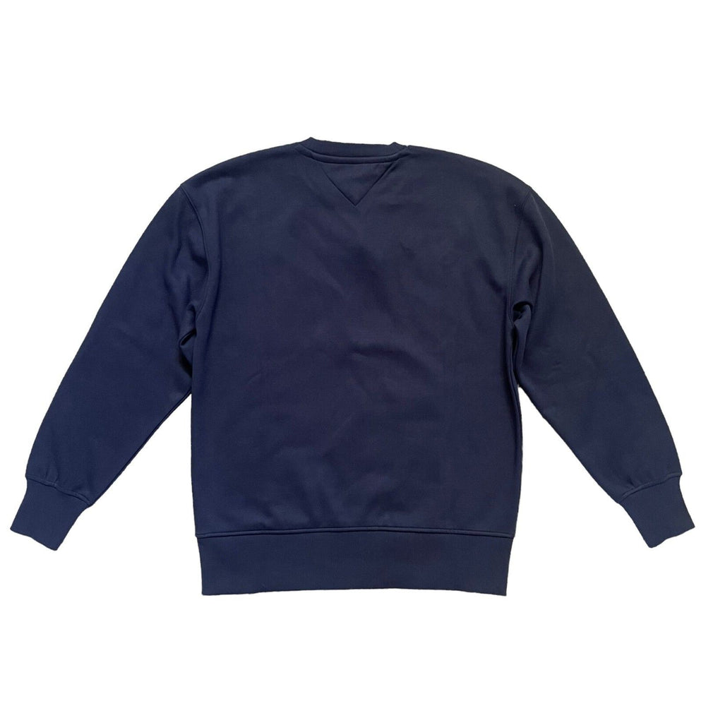 Tommy Jeans Oversized Pullover Fleece Long Sleeve Crewneck Logo Sweatshirt