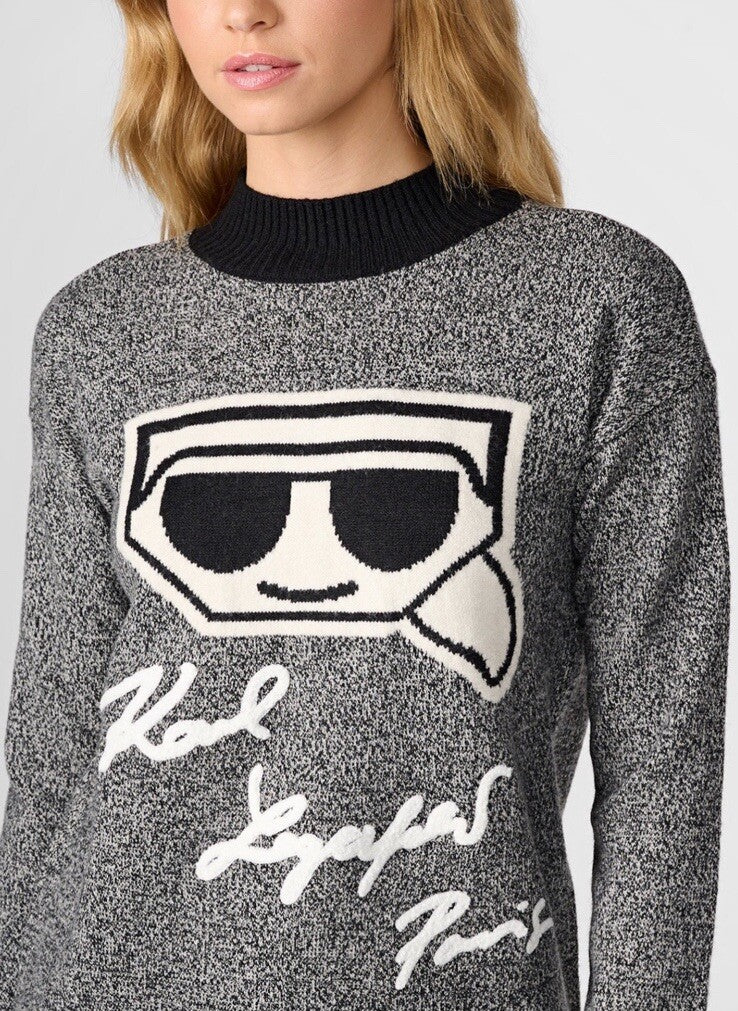 NWT Women Karl Lagerfeld Marked Cocktail Karl Sweater
