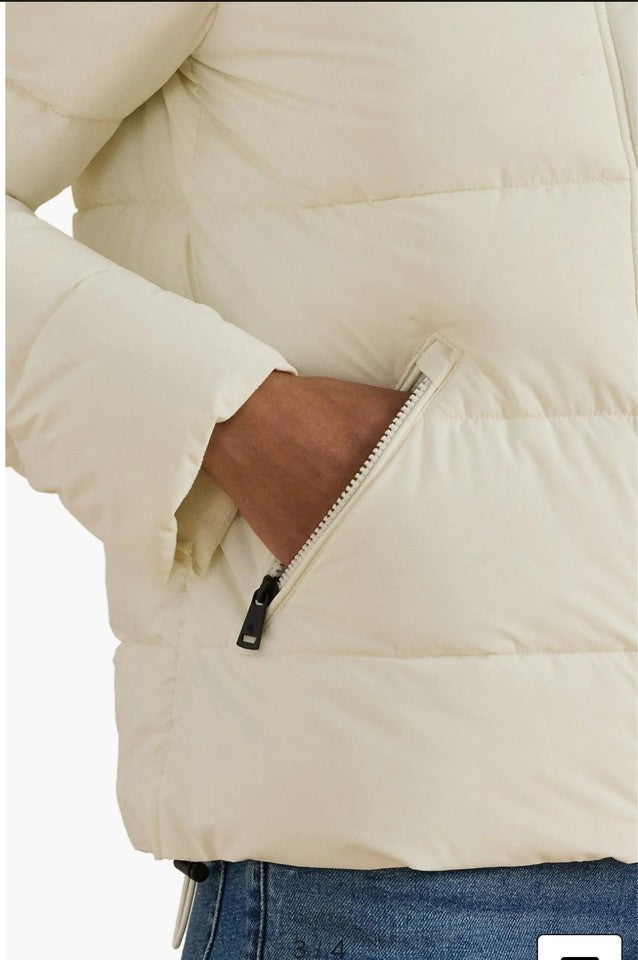 Ralph Lauren Womens Crested Short Puffer Poly Jacket